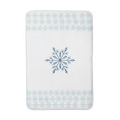 Chill & Cosy Snowflake Badmat (Voorkant Verticaal)