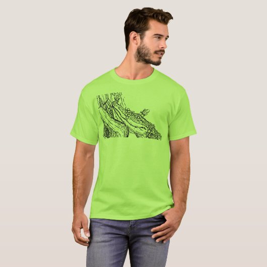 Chill Crocodile T-shirt (Voorkant volledig)