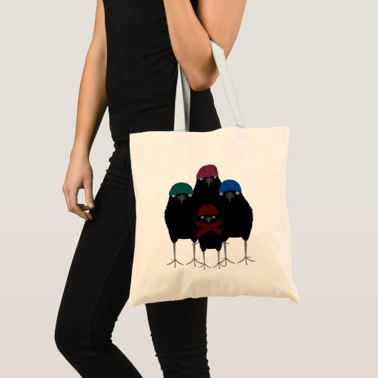 Chill Crows Canvas tas (Voorkant (product))