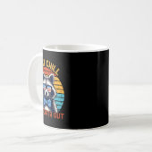 Chill de vierde uit wasbeer 4 juli koffiemok (Voorkant links)