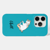 Chill Dog iPhone Case (Achterkant (horizontaal))