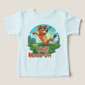 Chill Dog Mode peuter T-shirt (Design voorkant)