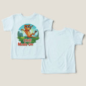 Chill Dog Mode peuter T-shirt (Ontwerp Voorkant & Achterkant)
