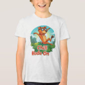 Chill Dog Mode Tri-Blend Shirt (Voorkant)