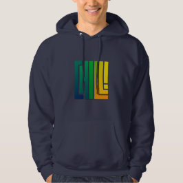 Chill - Electro Green op Blue Edition Hoodie