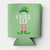 Chill Elf Matching Family Group kerstparty Blikjeskoeler (Voorkant)