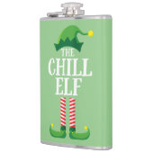 Chill Elf Matching Family Group kerstparty Heupfles (Links)