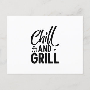 Chill en Grill BBQ Briefkaart
