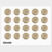 chill en grill ronde sticker (Vel)