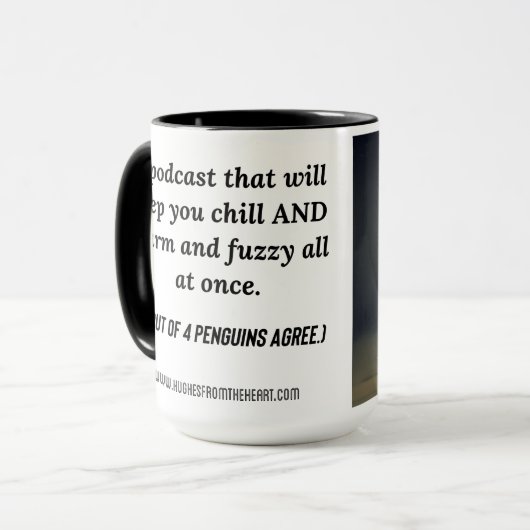 Chill en Warm en Fuzzy Mok (Voorkant links)