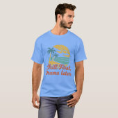 Chill First, Drama Later – Retro Sunset Vibes T-shirt (Voorkant volledig)