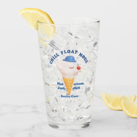 Chill Float Mode: Niet alleen Cream Dog Ijs Glas (Voorkant ijs)