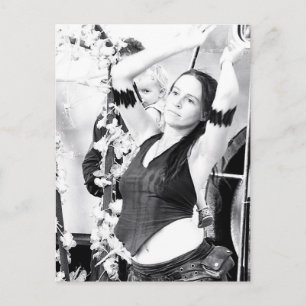 Chill Floor Girl Dancer Briefkaart