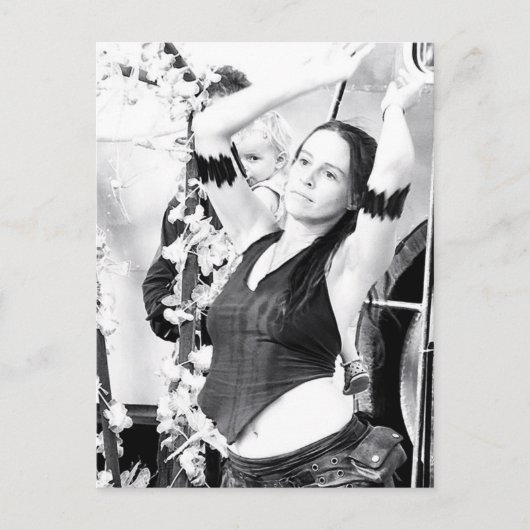 Chill Floor Girl Dancer Briefkaart (Voorkant)