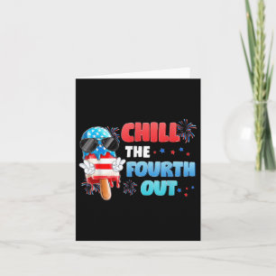 Chill Fourth Out Ice Cream Popsicle 4 juli Indep Kaart