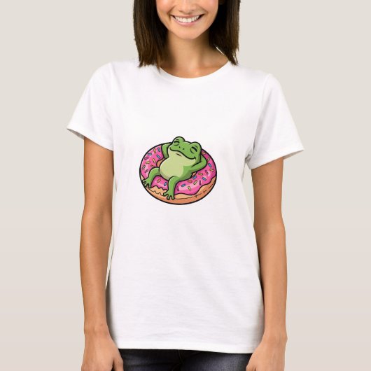 Chill Frog Donut T-shirt (Voorkant)