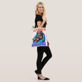 Chill Gamer Sloth Hoofdtelefoon Controller Ontspan Tote Bag (Op model)