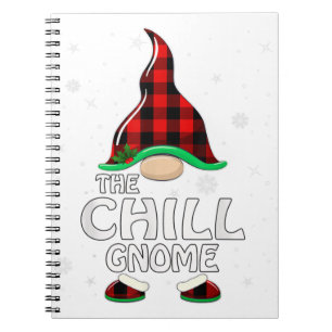 Chill Gnome Buffalo Pset Matching Family Christma Notitieboek