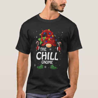 Chill Gnome Matching Family Group kerstparty T-shirt