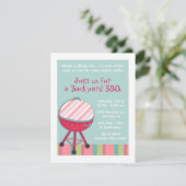 Chill & Grill-uitnodigingen Kaart (Staand voorkant)