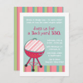 Chill & Grill-uitnodigingen Kaart (Voorkant / Achterkant)