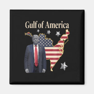 Chill Groeten uit de Golf van Amerika Patrio Magneet