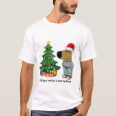 Chill guy kerst T-shirt (Voorkant)