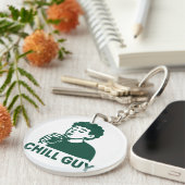Chill Guy Sleutelhanger (Voorkant Rechts)