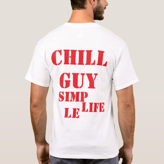 Chill Guy T-shirt (Achterkant)