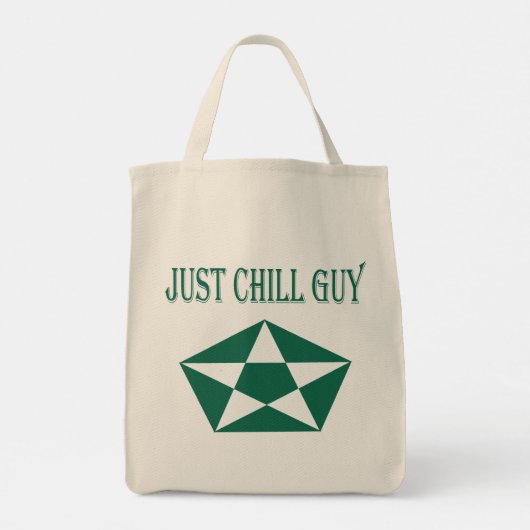 Chill Guy Tote Bag (Achterkant)