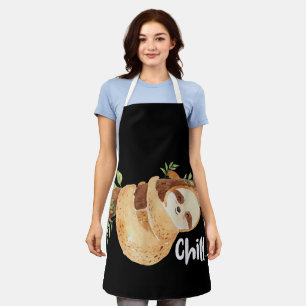 Chill Hangende Luiaard Wilde Dieren Dierenliefhebb Schort