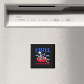 Chill het vierde uit skelet USA Patriotic 4th of Magneet (Insitu (Vaatwasser))