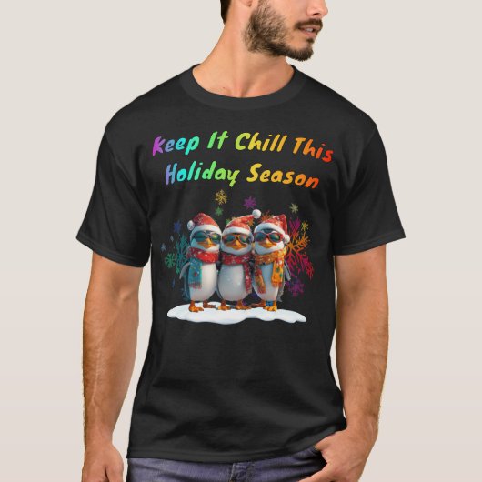 Chill Holiday Greeting T-shirt (Voorkant)