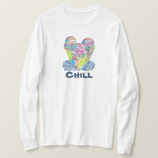 Chill Ice crème T-Shirt (Design voorkant)