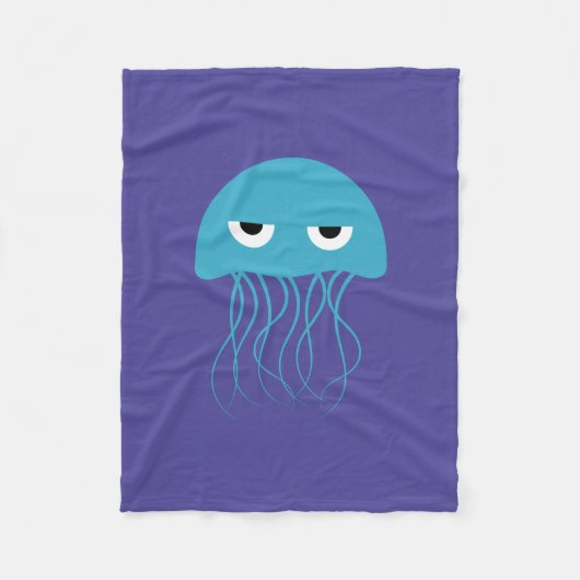 Chill Jellyfish Kinderen Fleece Deken (Voorkant)
