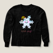 Chill Joy! - Cute Christmas Snowflake Smile (Voorkant)