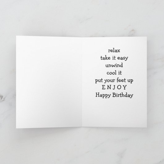 "CHILL" KAART (Binnen)