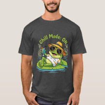 Chill Kikker – Grappige Ontspannen Vibes T-Shirt