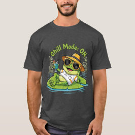 Chill Kikker – Grappige Ontspannen Vibes T-Shirt