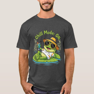 Chill Kikker – Grappige Ontspannen Vibes T-Shirt
