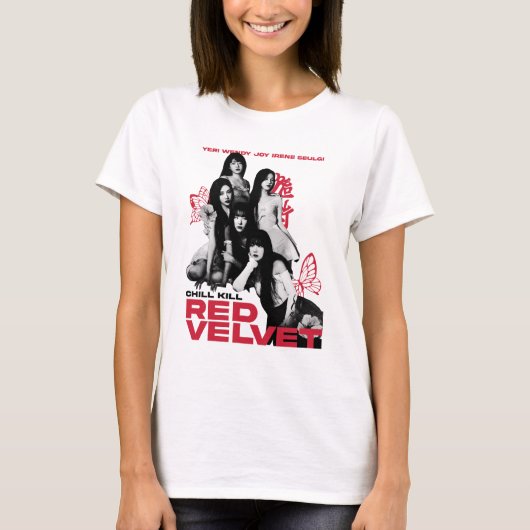 Chill Kill Red Velvet Fanmade Design T-shirt (Voorkant)