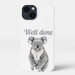 Chill Koala Sketch Telefoonhoesje iPhone 13 Hoesje