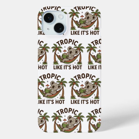  Chill Koala Vibes Case-Mate iPhone Case (Achterkant)