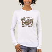 Chill Koala Vibes Tri-Blend Shirt (Voorkant volledig)