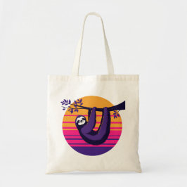 Chill Like A Sloth beroemd gemaakt door Retro Suns Tote Bag