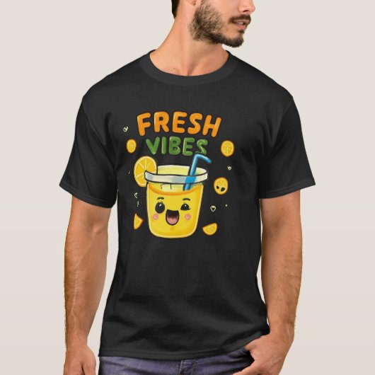 Chill limonade Fresh Vibes Design T-shirt (Voorkant)