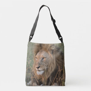 Chill Lion in Natural Setting Crossbody Bag Crossbody Tas