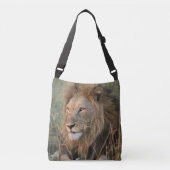 Chill Lion in Natural Setting Crossbody Bag Tas (Voorkant)