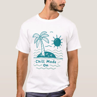 Chill Made On: "Gebouwd om te ontspannen" T-shirt