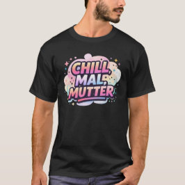 Chill Mal Mutter Cute Duitse Moeder Citaat T-shirt